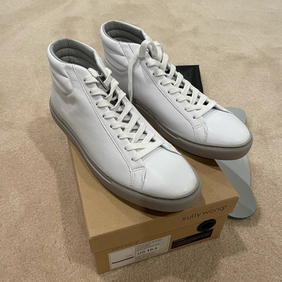 Sully Wong Other - NWT Sully Wong High Top Vegan Leather Sneakers